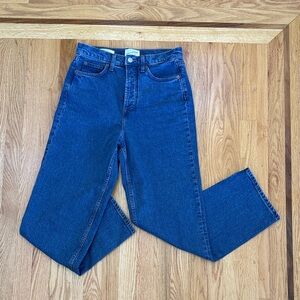 Universal Thread Ultra High-Rise, Button Fly Blue Denim Jeans